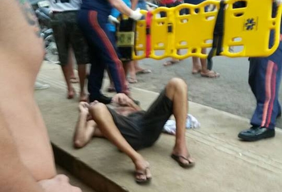 Homens ficam feridos após disparos de arma de fogo no Conjunto Esperança