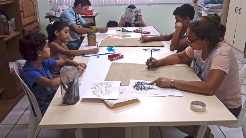 Sesc realiza exposição dos alunos dos cursos de artes plásticas, em Rio Branco