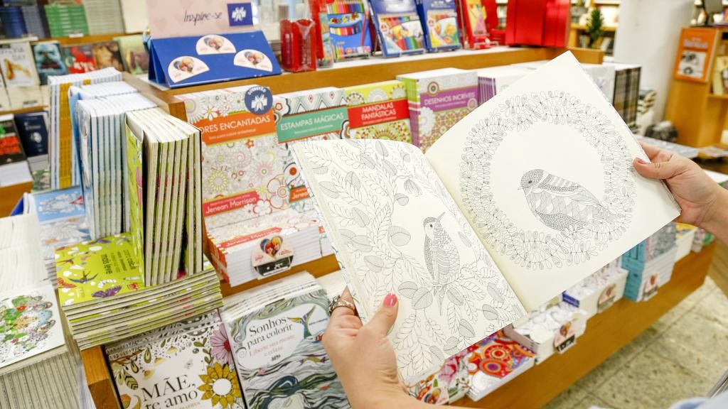 Sem livros de colorir e com crise, venda de livros cai 11% em 2016