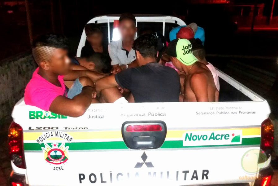 Roubos, drogas, álcool e sexo: Polícia Militar apreende quadrilha de menores em Brasileia