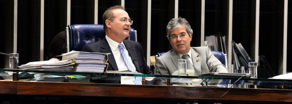 Jorge e Renan: presidente do Senado elogia atuação de petista