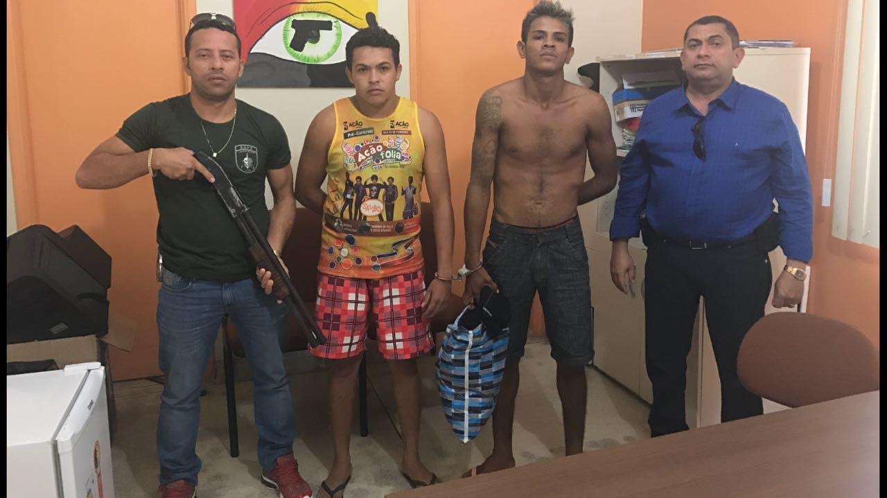 Polícias Civil e Militar apreendem drogas e prendem dois suspeitos em Tarauacá