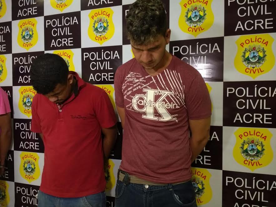 Polícia Civil captura dois foragidos da justiça acusados de cometerem assaltos em Rio Branco