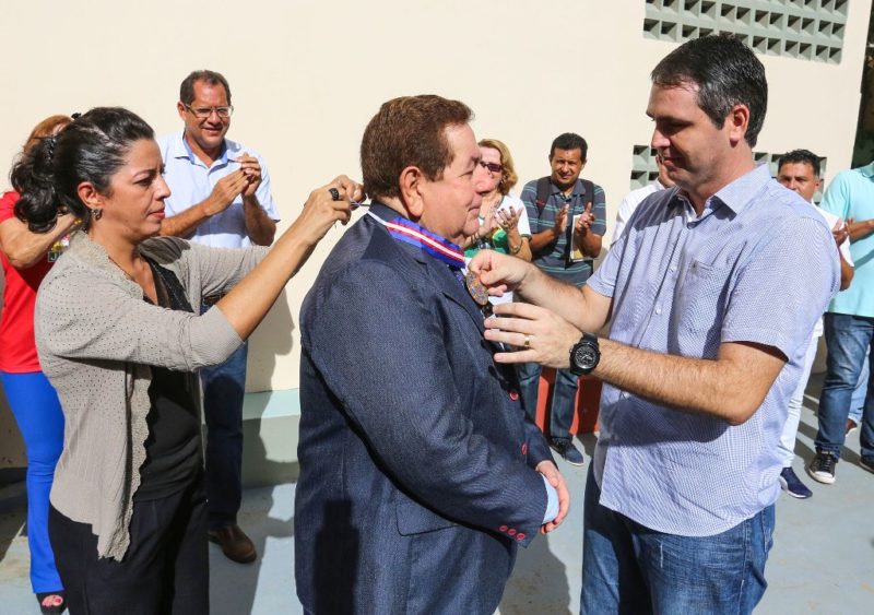 Reinauguração da Escola Menino Jesus Um dos primeiros alunos Savio Montenegro Foto Marcos Vicentti 3