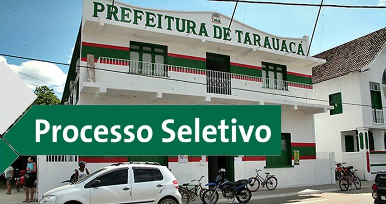 Processo Seletivo da Prefeitura de Tarauacá 2026 para a área da educação.