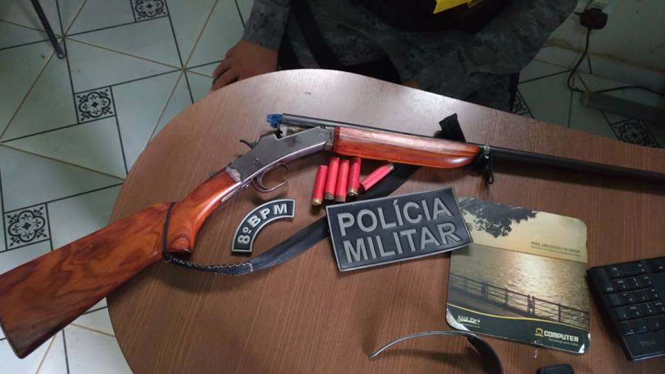 Após furto em colônia, ladrão vende espingarda por R$ 700 reais e acaba preso