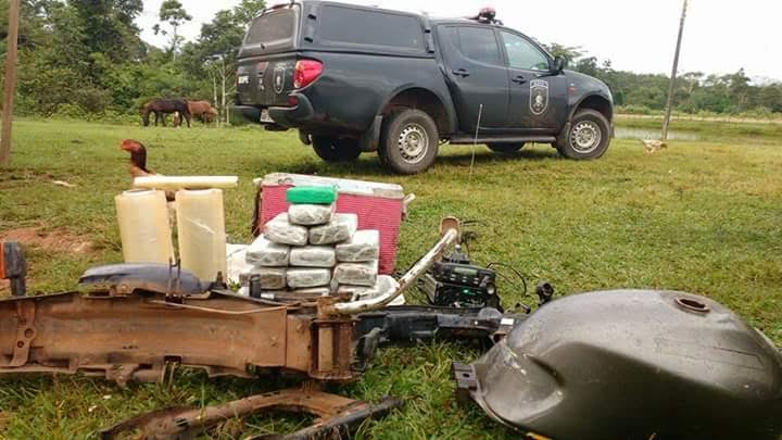 PM apreende 13 quilos de drogas em fazenda nas proximidades do aeroporto de Rio Branco