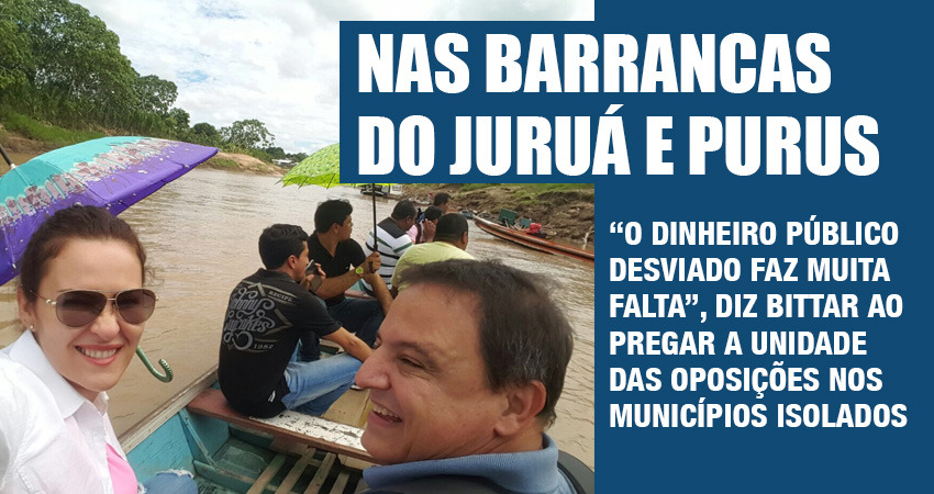 “O dinheiro público desviado faz muita falta”, diz Bittar ao pregar a unidade das oposições