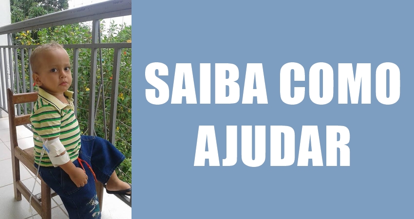 Mãe faz campanha para encontrar doador de medula para filho com leucemia