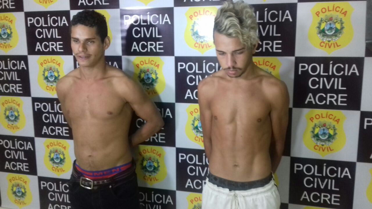 Polícia Civil prende dupla acusada de cometer roubos em Rio Branco