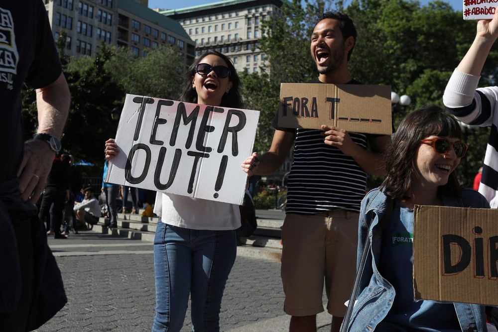 Manifestações pedem ‘fora Temer’ no Acre, mais 18 estados, no DF e em Nova York