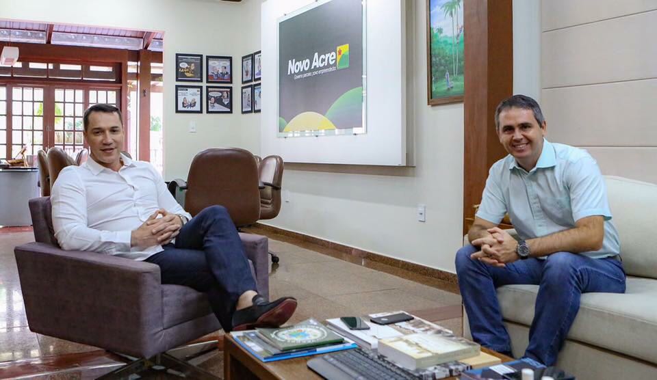 Ney e Marcus se encontram e assessor diz: “Conversa produtiva em torno da política”