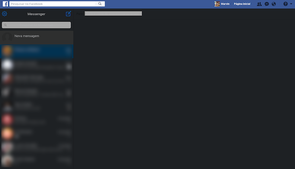 Night Messenger: plugin muda cor e deixa mensageiro do Facebook escuro