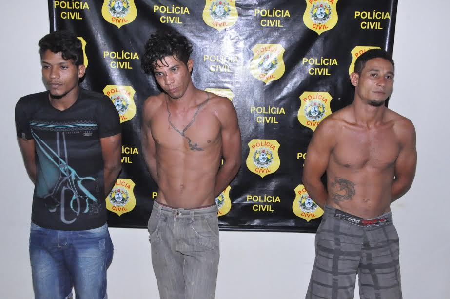 Polícia Civil prende três homens acusados de homicídio no Bujari