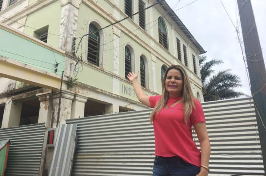 Charlene Lima busca reforma do Instituto Santa Juliana; “Precisamos resgatar a história”
