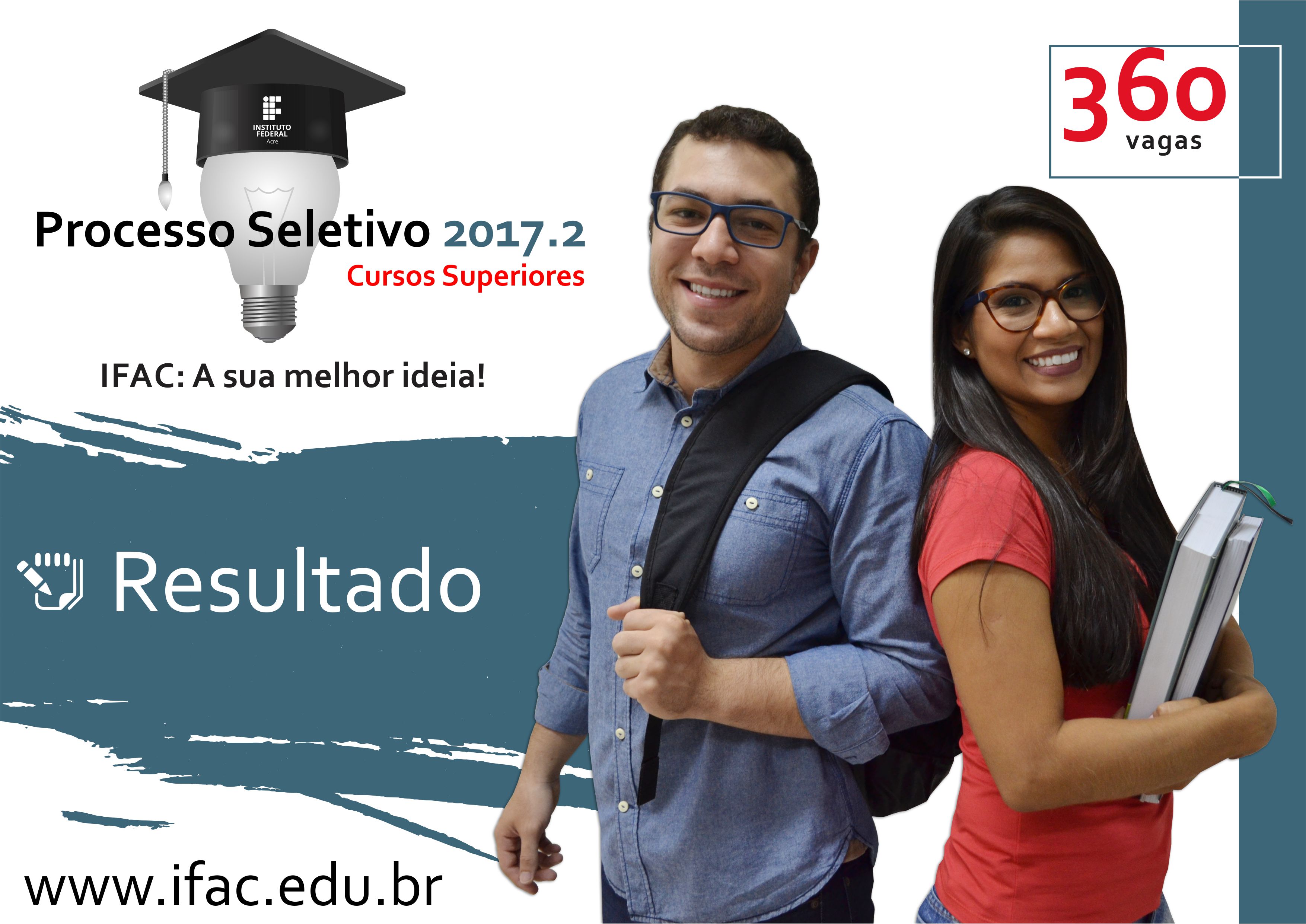 Ifac divulga resultado do processo seletivo para cursos superiores do segundo semestre 2017