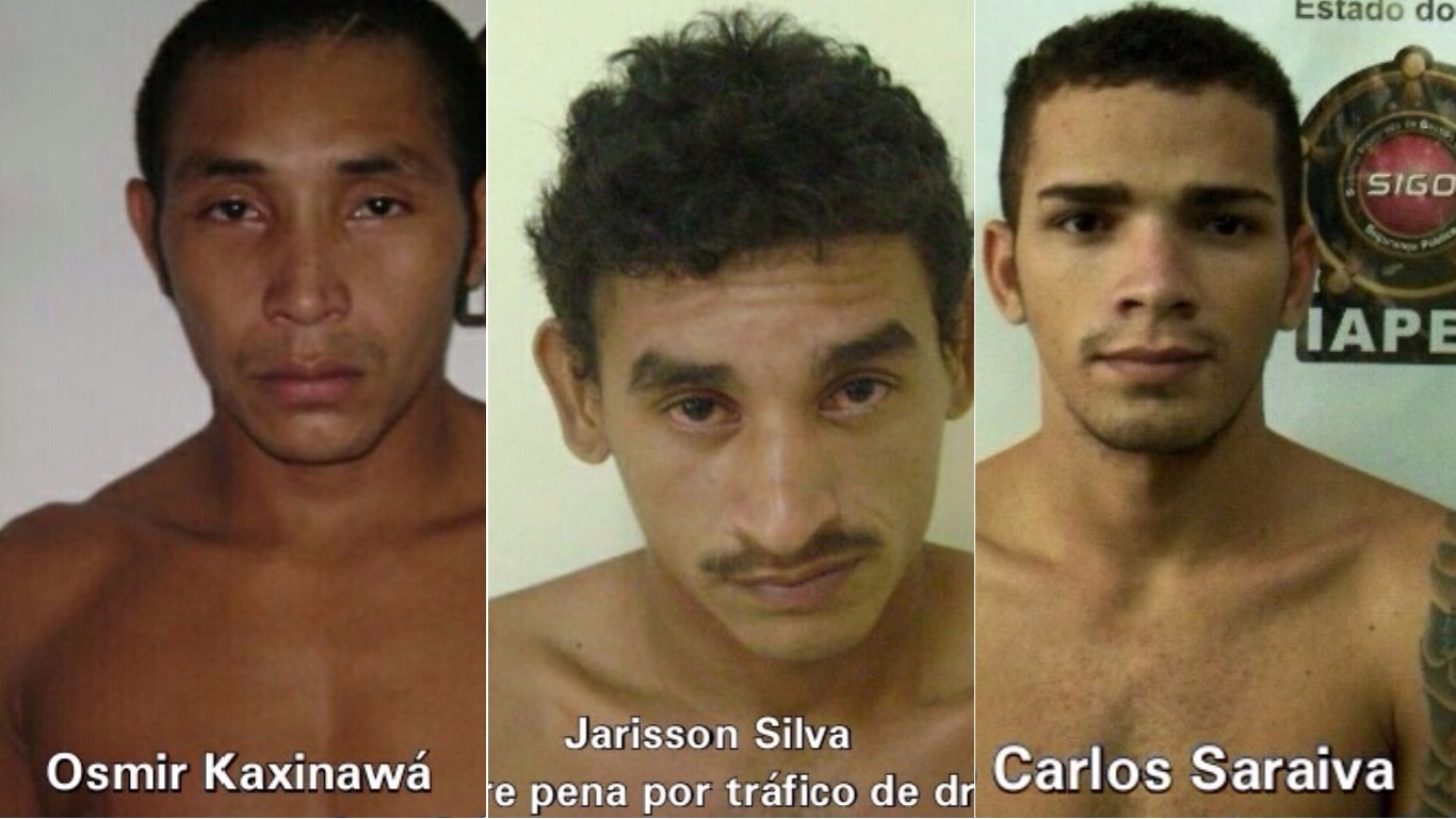 Presos arrombam telhado e fogem do Presídio Moacir Prado, em Tarauacá