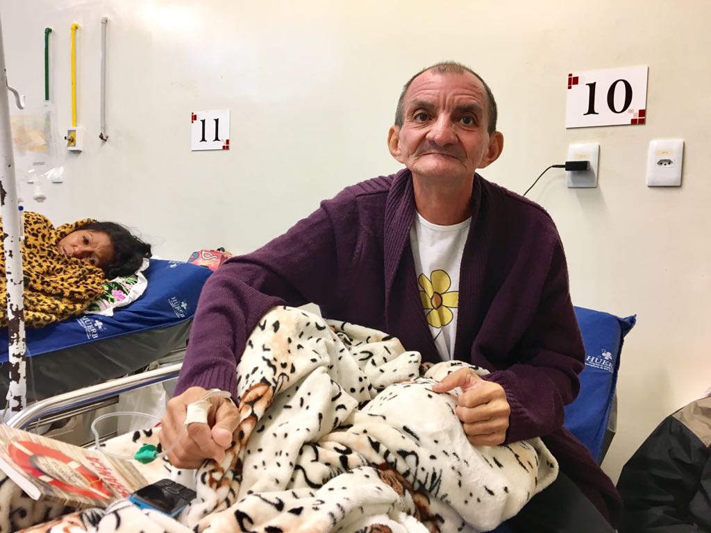 Roberto Carlos do Palheiral está internado no Hospital das Clínicas em Rio Branco