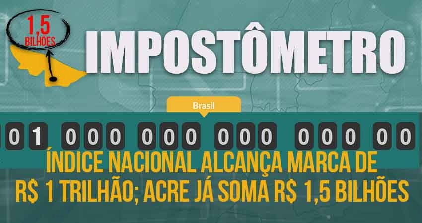 Índice nacional alcança marca de R$ 1 trilhão; Acre já soma R$ 1,5 bilhões