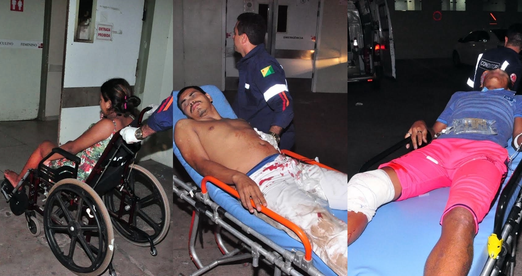 Bandidos passam de carro e atiram em grupo de amigos que estavam conversando na beira da rua