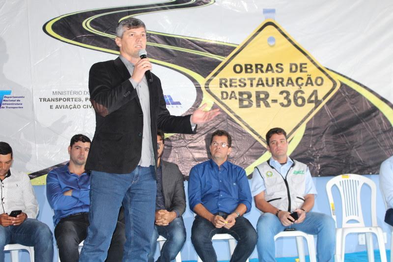DNIT garante que não faltarão recursos para restauração e manutenção da BR-364 até CZS