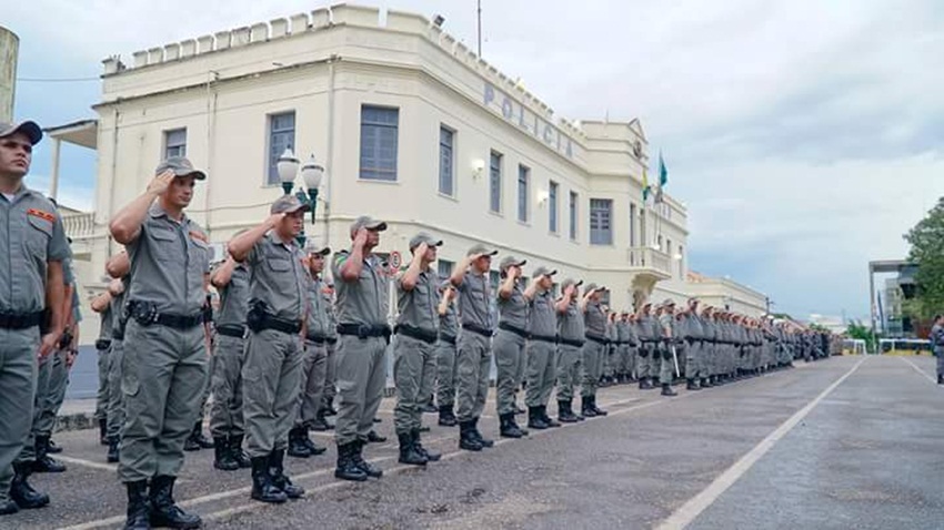Cerca de 450 policiais militares estão garantindo a segurança da ExpoAcre 2017