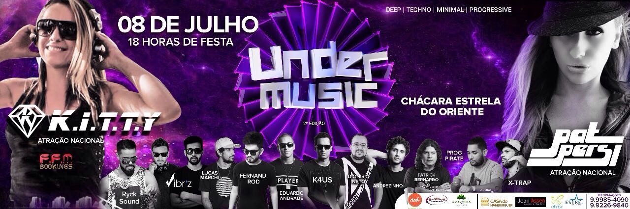 2ª edição da “Under Music” traz 18 horas de festa para Rio Branco neste sábado