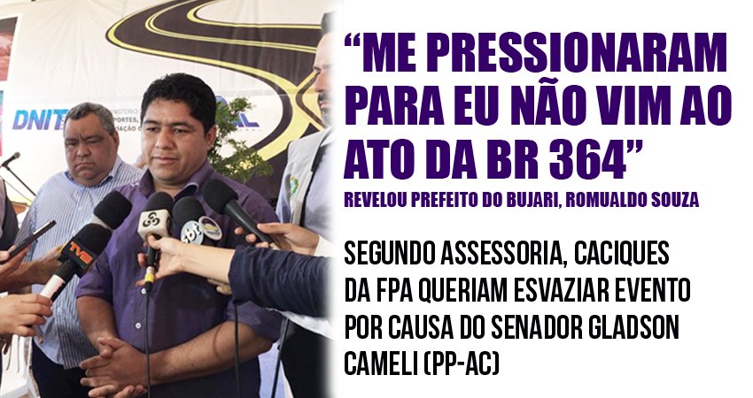 Pimenta no Reino: impressão que FPA passa é que abandonou o projeto de integração do Acre