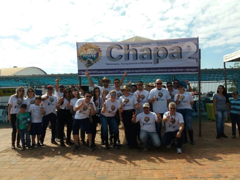 Eleições Sengeacre: engenheiros da Chapa 2 montam stand na ExpoAcre