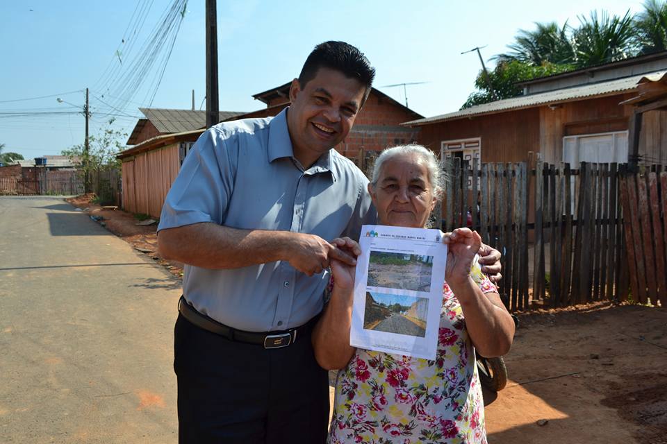 Vereador Manuel Marcos realiza visita a moradores do bairro da Glória