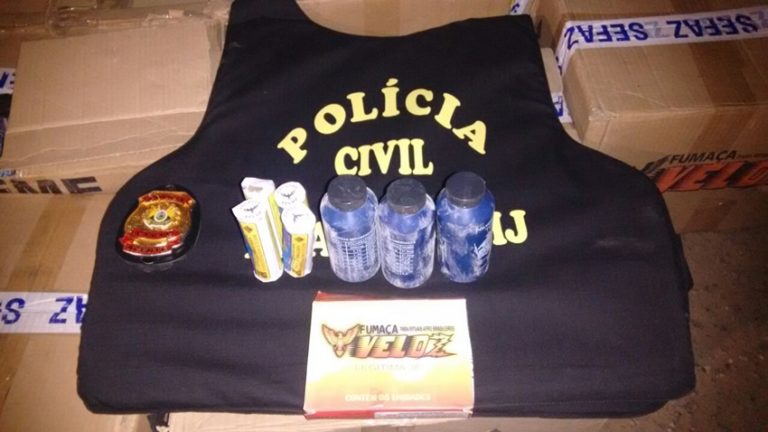 Polícia Civil apreende carga contendo 250kg de pólvora sem documentação obrigatória