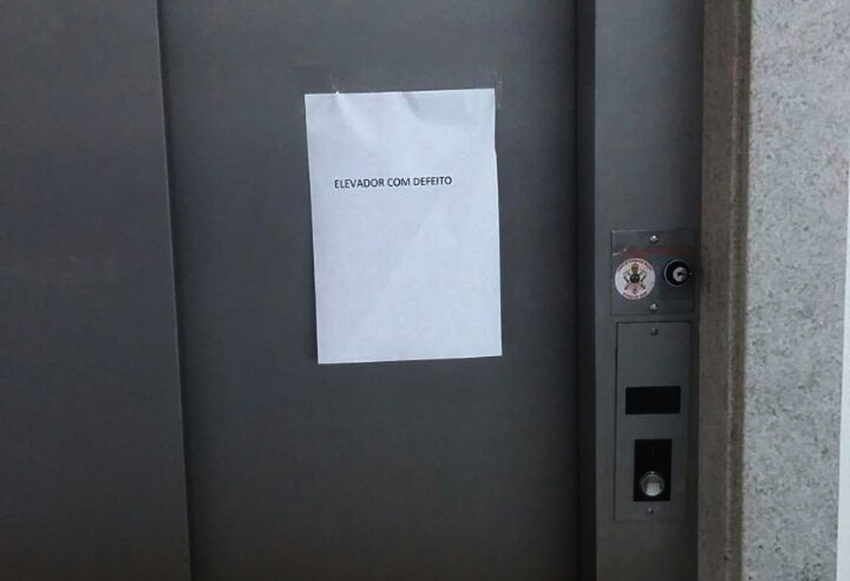 Advogados denunciam elevadores quebrados na Cidade da Justiça