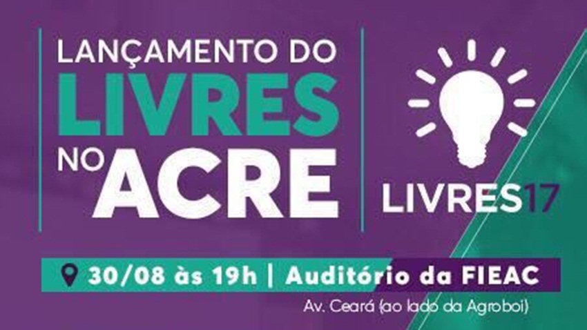 Presidente nacional do Livres vem ao Acre realizar palestra e lançar partido
