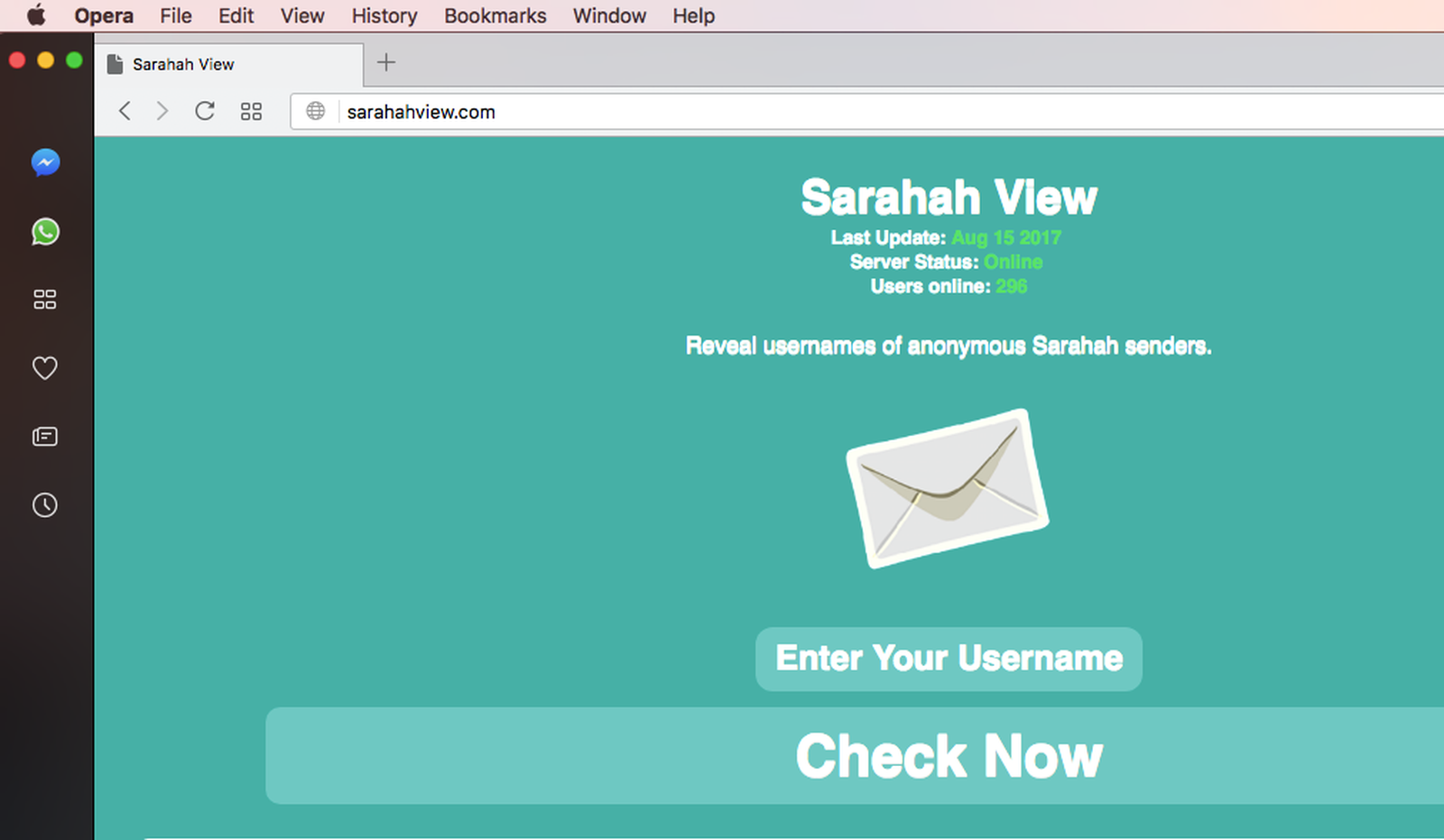 Golpe: Falsos sites prometem revelar quem enviou mensagens no Sarahah