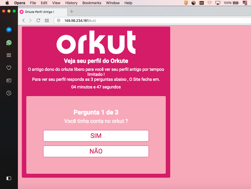 Corrente falsa no WhatsApp promete recuperar fotos do Orkut e postar no Facebook