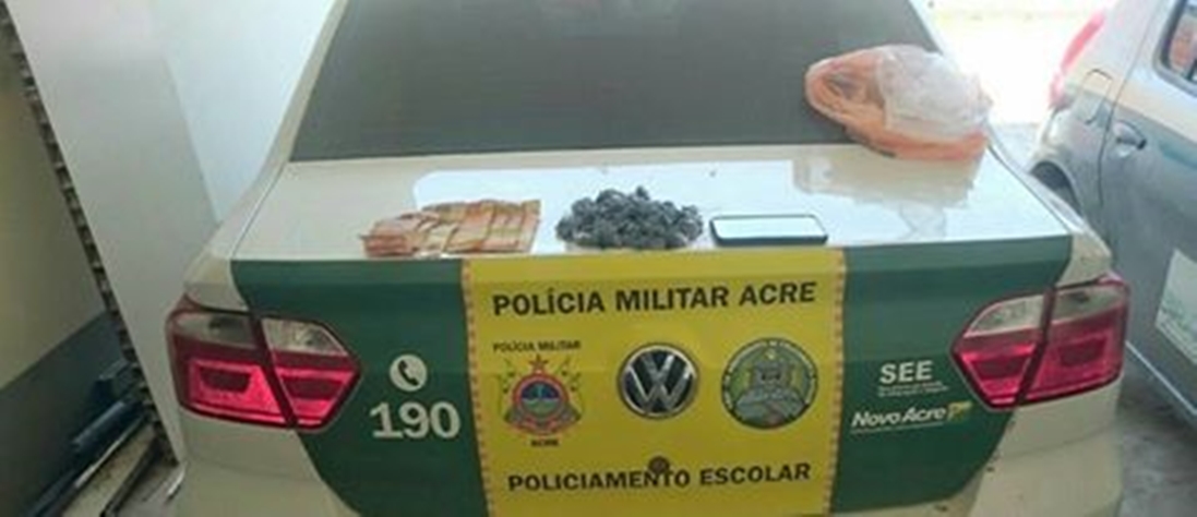 PM apreende menor por tráfico de drogas no Segundo Distrito