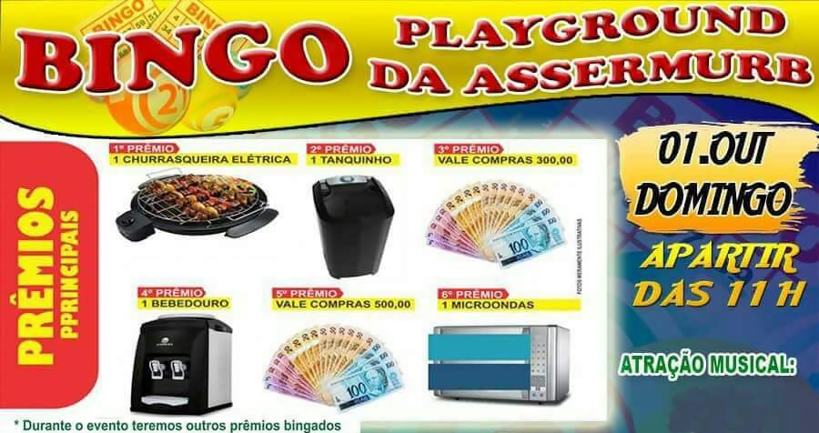 Assermurb promove bingo de arrecadação com vários prêmios e convida população