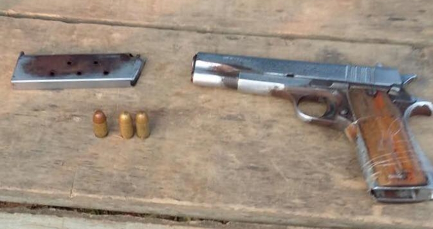 Forças de Segurança apreendem arma de fabricação argentina no Ramal do Panorama