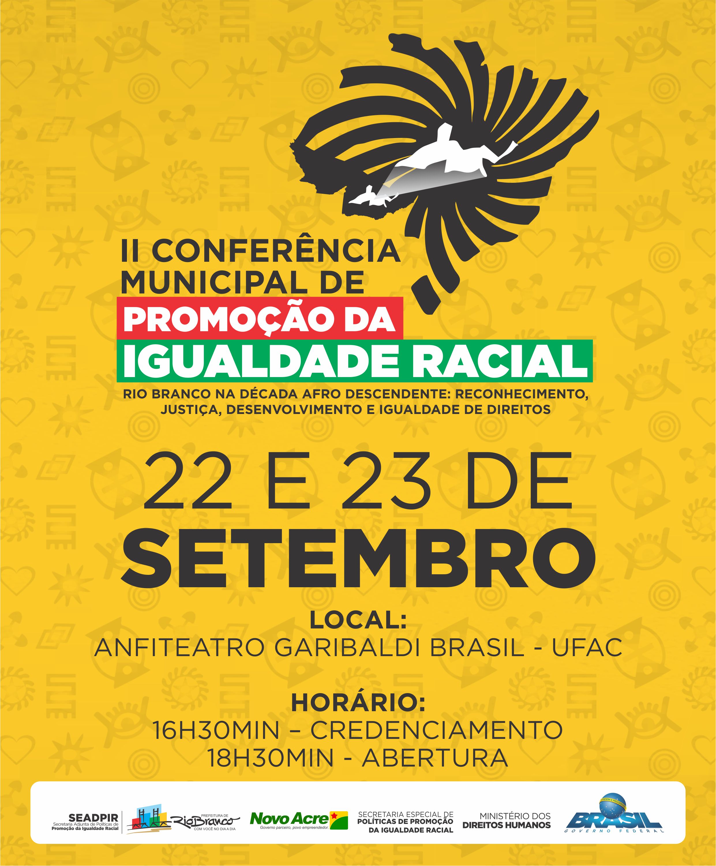 2ª Conferência Municipal de Promoção da Igualdade Racial inicia nesta sexta-feira