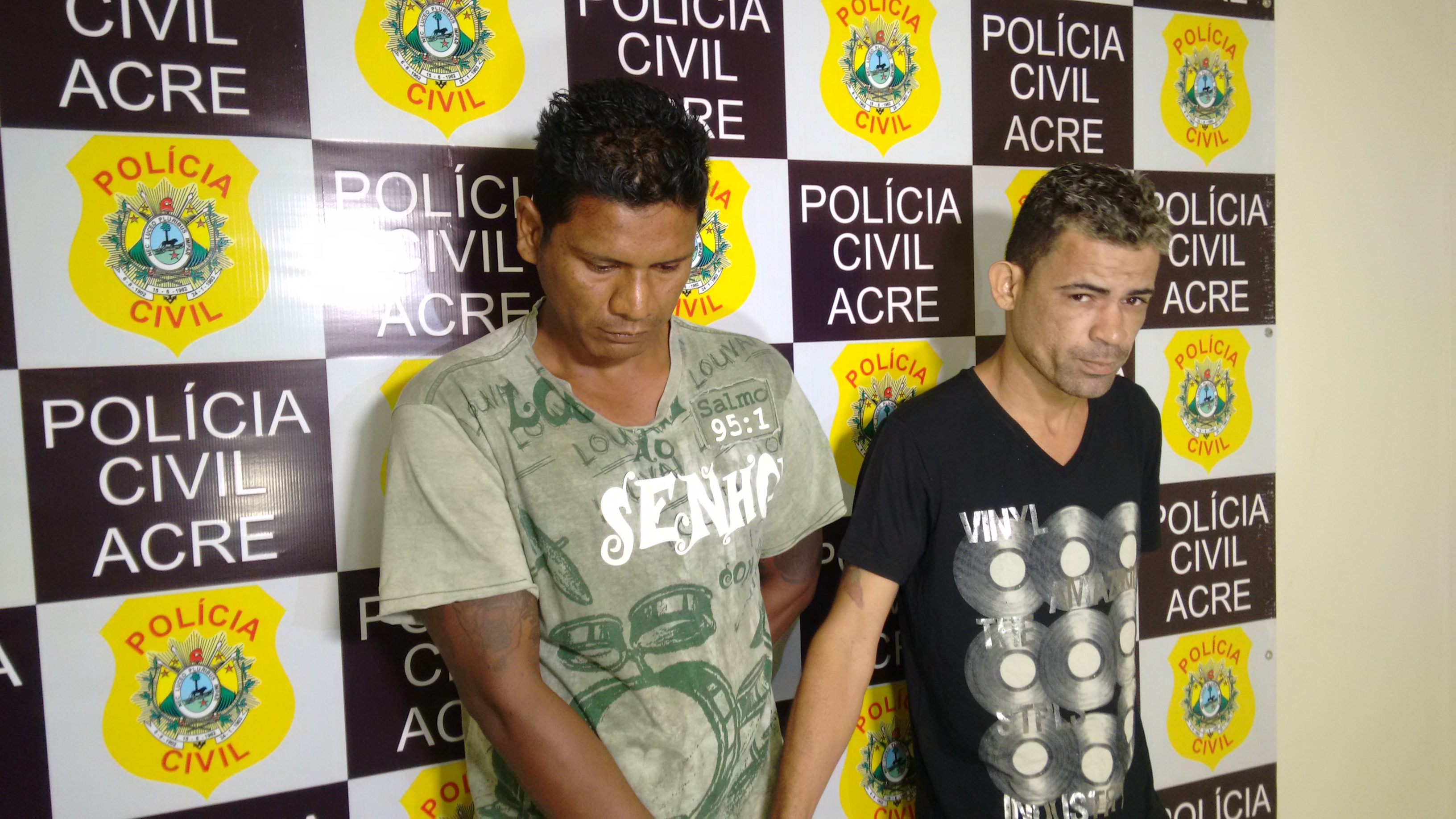 Polícia Civil prende dois acusados por tráfico e organização criminosa em Rio Branco