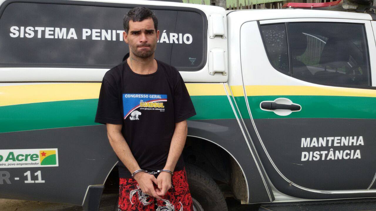 Reeducando que fugiu de enfermaria prisional em Cruzeiro do Sul é recapturado