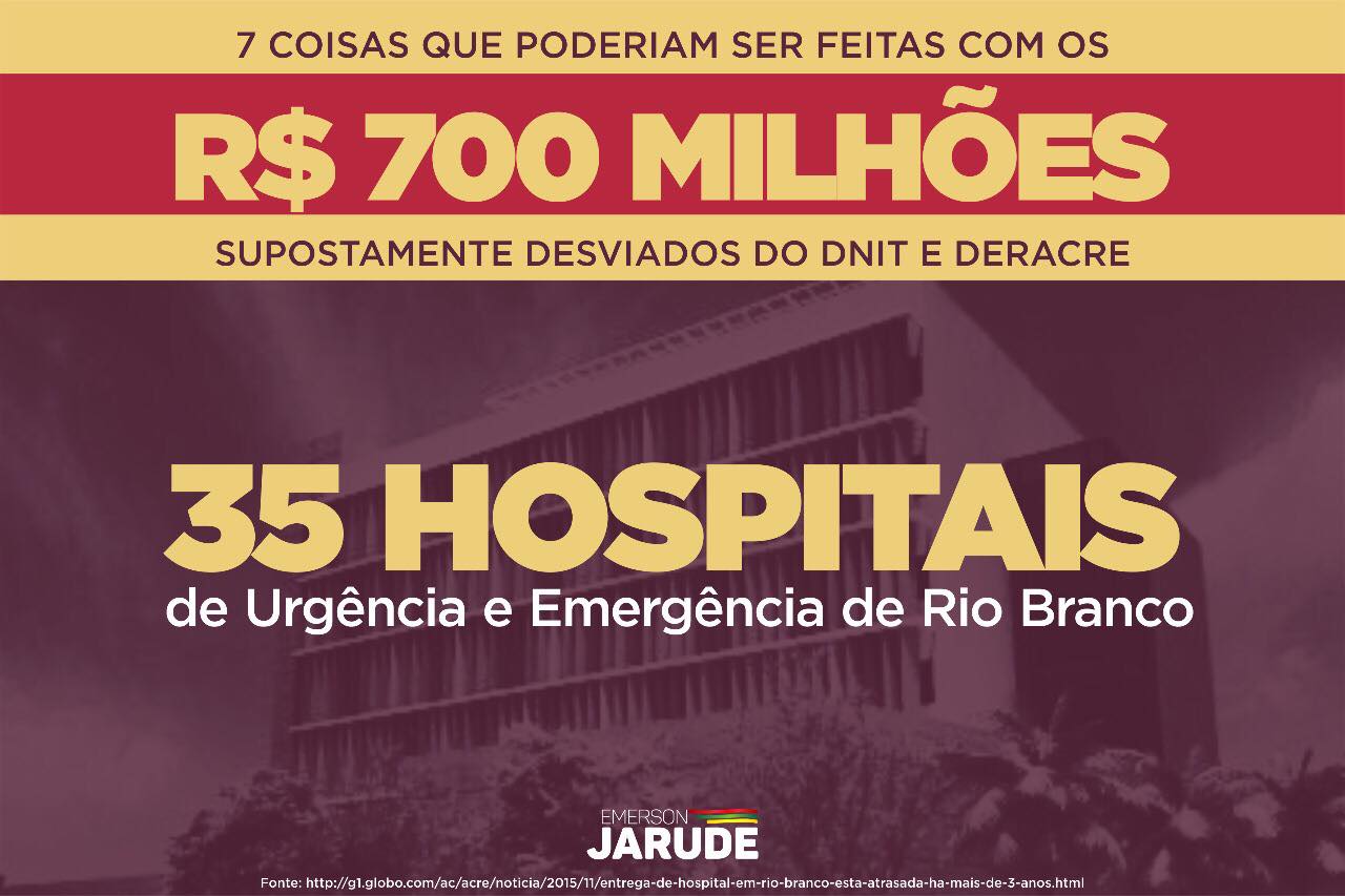 Vereador faz lista de possíveis investimentos para R$700 milhões desviados no Acre