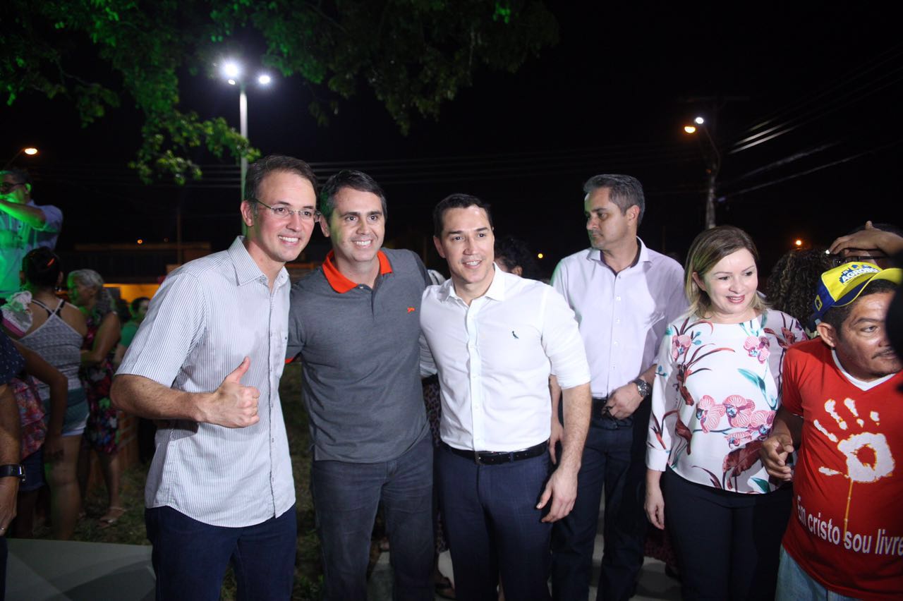 Deputado Ney Amorim participa de inauguração da Praça Francisca Leontina
