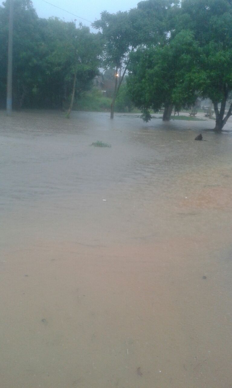 Tempestade alaga rua no Bosque e comerciantes culpam prefeitura da Capital