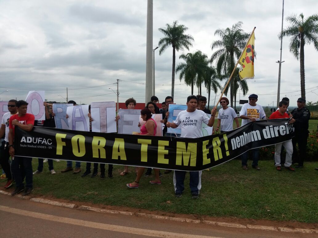 De longe, Temer fala sobre insegurança, tema de encontro no Acre: “Emergência nacional”