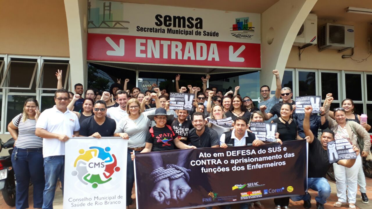 Sintesac comemora derrubada de liminar que impedia enfermeiros de atuarem