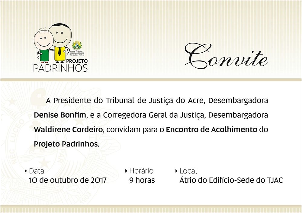 TJAC realiza projeto solidário e busca colaboradores para apadrinhar crianças