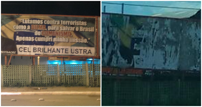 “Onde se queimam livros, mais tarde se queimarão pessoas”, será que se aplica a outdoor também?