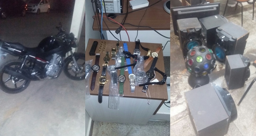 Polícia Militar recupera produtos roubados e apreende munições em Rio Branco