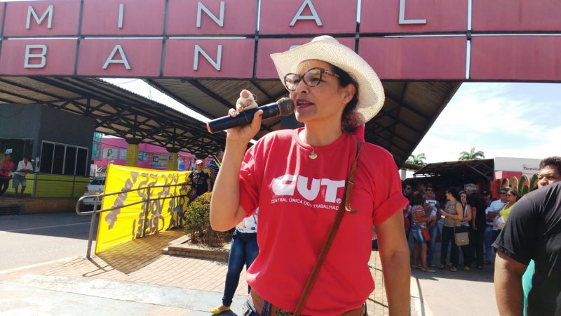 “A minha manifestação é a favor do trabalhador”, diz Rosana Nascimento ao declarar apoio a Cameli